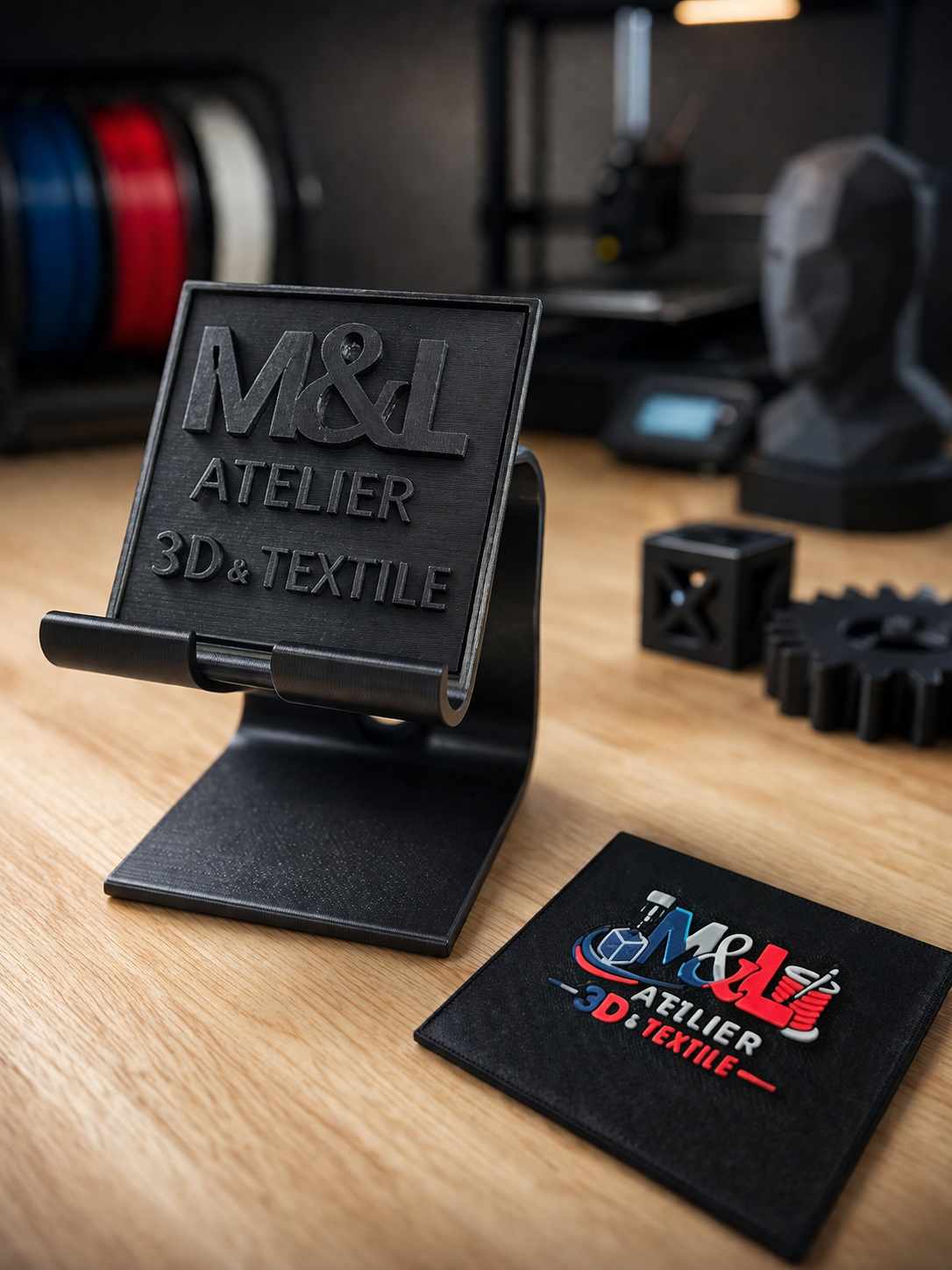 Support cellulaire impression 3D premium